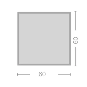PANEL LED 60X60 36W LEDVANCE CUADRADO 6500K  50000HRS