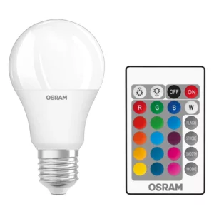 LED RGBW LEDVANCE CONTROL REMOTO A19 7,5W RGBW 600Lm 15000Hrs 3UND